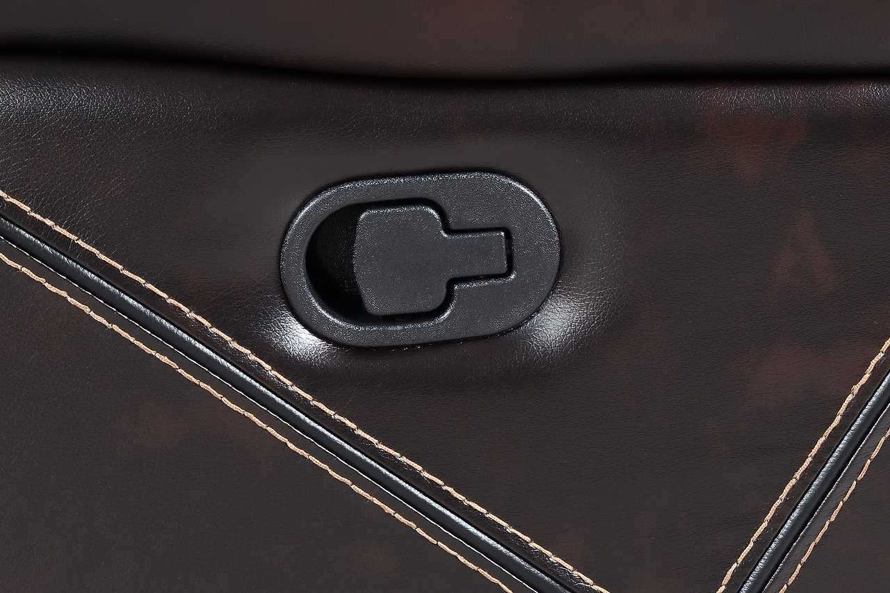 Close-up of LED light feature on Concord sofa