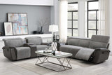 Adjustable headrest on Twist Reclining sofa