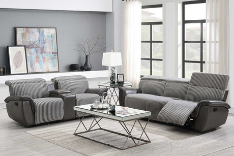 Adjustable headrest on Twist Reclining sofa