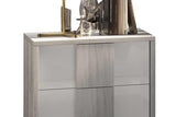 Tower White 5-drawer chest in room setting