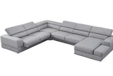 Main view of sectional sofa with RAF chaise