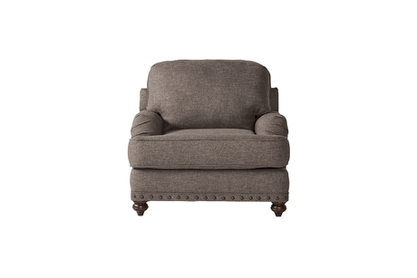 Phineas Driftwood Upholstered Accent Chair front view