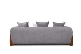 Front view of Stylus Pewter Living Room Set sofa