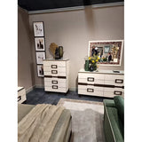 Poesia High Gloss Italian Bedroom Set with LED Bed view 2