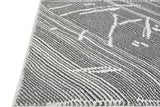Boutique Gold Area Rug folded showing underside
