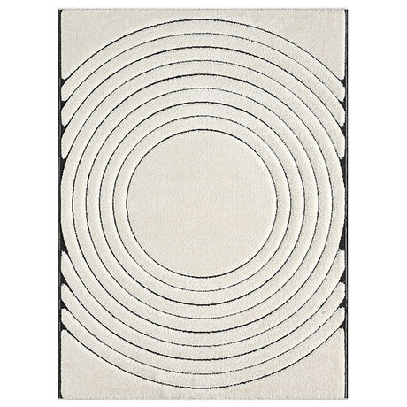 Skyler S626 Phantom medium area rug 5x7 view from above
