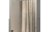 Infinity Gray Panel Bedroom Set bedroom view with bed