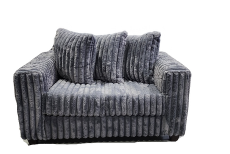Alternate main view of Gia Gray 2-Piece Living Room Set sofa and loveseat