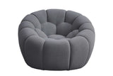 Bubbles Gray Boucle Living Room Set