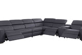 Picasso Dark Gray 7-Piece 3 Power Reclining Sectional