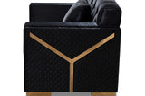 Hilena Living Room Set displayed straight on