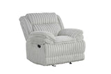 Relaxed seating position showing recline feature