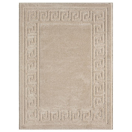 Skyler S625 Champaign 5x7 medium area rug flat view