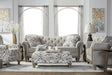 front view of Sandstone Oyster Beige Tufted Fabric Sofa