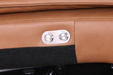 Overhead view of reclining sectional showing 5 pieces and layout