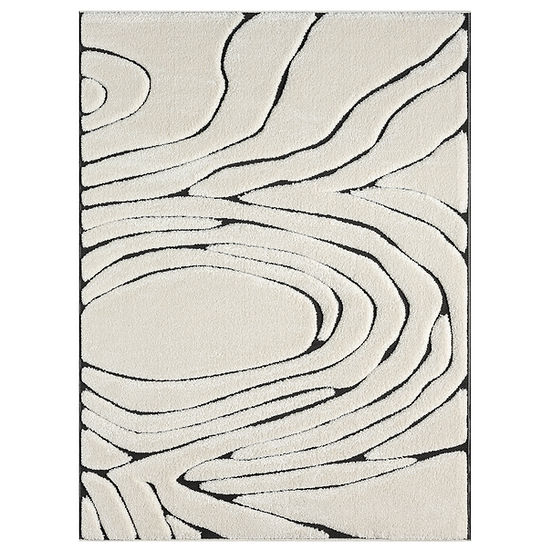 Skyler S623 Phantom area rug 5x7 size showing intricate pattern