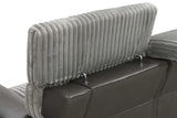 Side profile of recliner with footrest extended