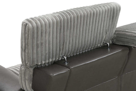 Side profile of recliner with footrest extended