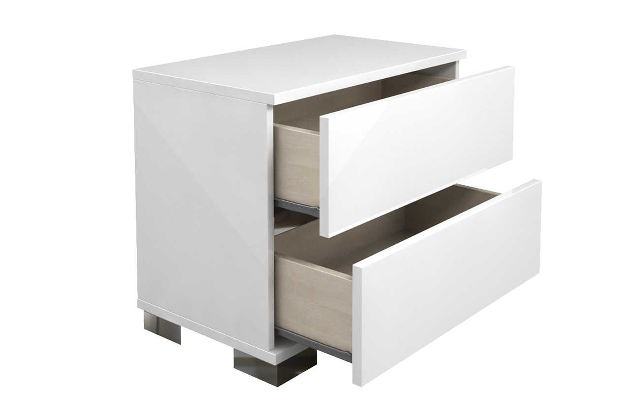 Side angle of Dream Collection King Bed showing sleek design