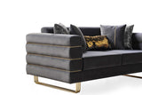 Side view of Luma Grey Living Room Set