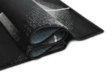 Close-up of Contempo Crow medium area rug texture and pattern