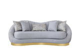 Olena Dove Grey sofa and loveseat set main angle