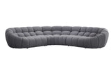 Bubbles Gray Sectional