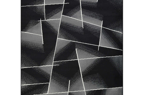 Contempo Crow medium area rug top view