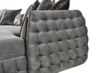 room perspective of Sicilya Grey Sectional sofa