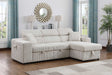 Bonaterra Beige Reversible Sectional sofa main view