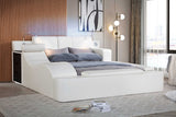 Side angle showing storage drawers of Apollo bed