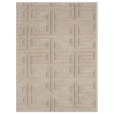 Skyler S622 Champaign area rug showing full pattern and texture