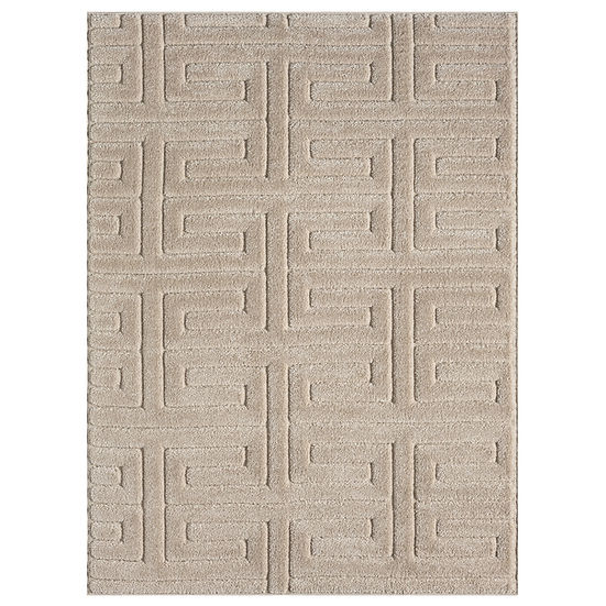 Skyler S622 Champaign area rug showing full pattern and texture