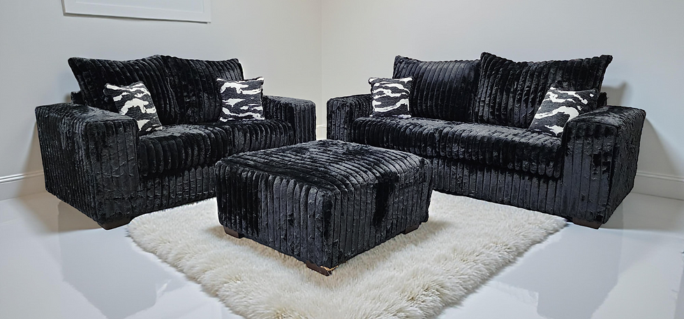Texan Oversize Black Chair