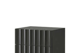 Mona Gray Chest angled showing drawer details