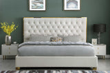 Platform base and feet of the Rose Cream Queen Bed