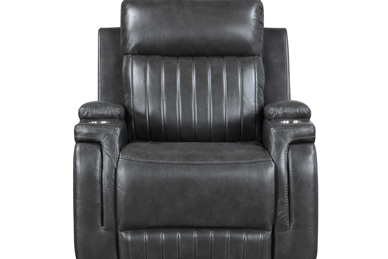 Ethan reclining set armrest with built-in power outlet
