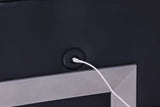 Magic Black PU LED Speaker Sectional