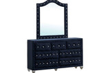 Close-up of Bluetooth speaker and USB ports on Divina chest
