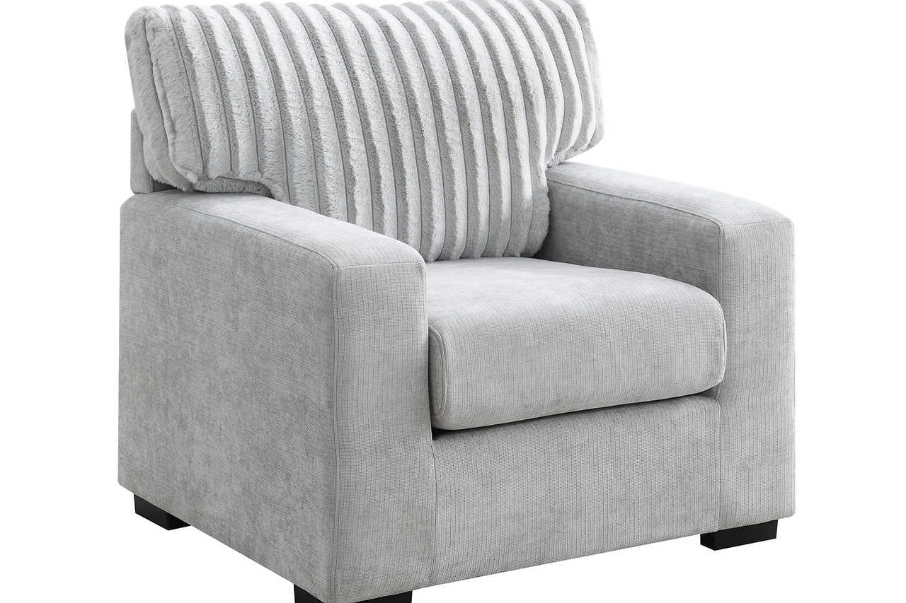 Tarra Gray Fabric Chair