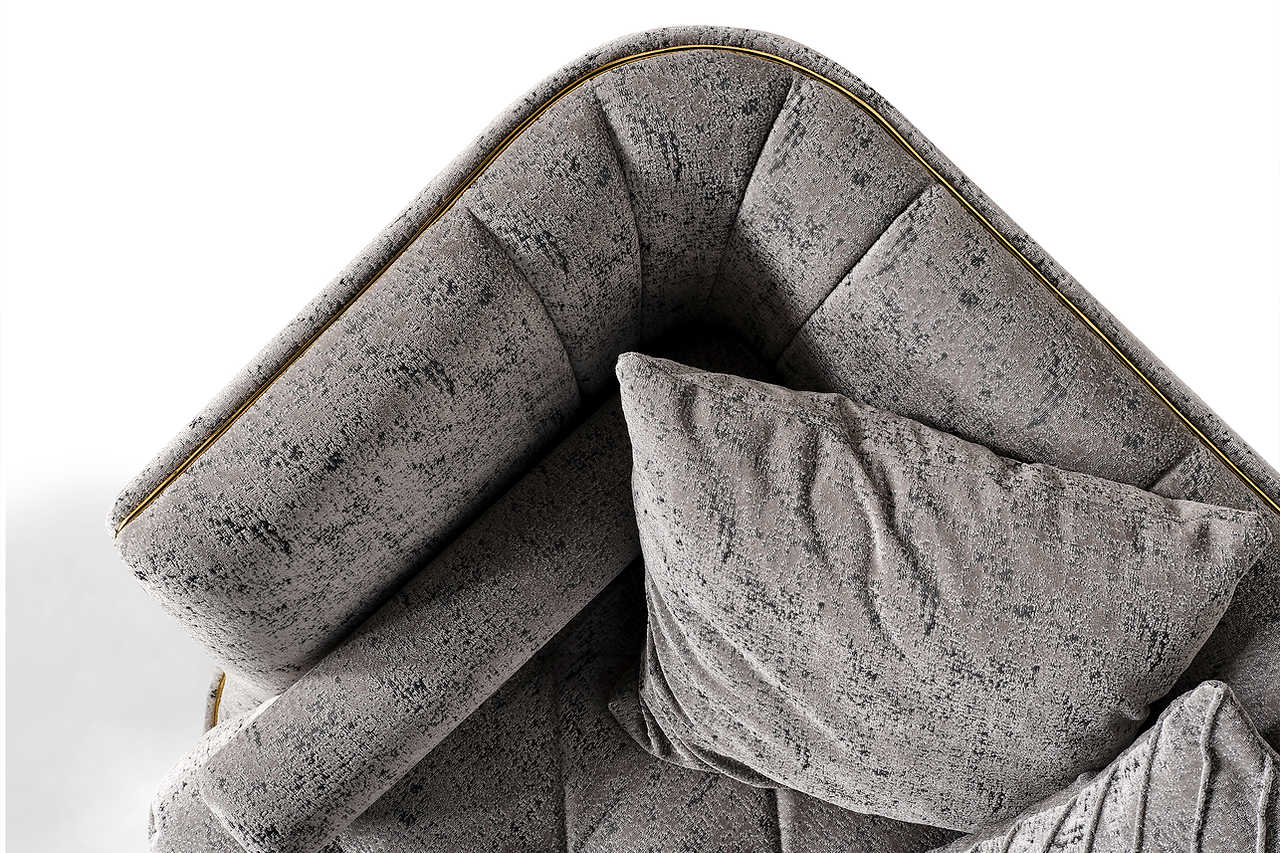 Elit Grey Chair armrest detail