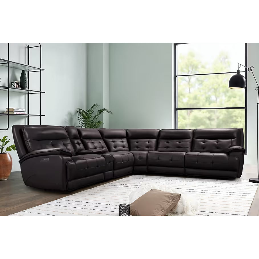 Starlight sectional adjustable power headrest close-up