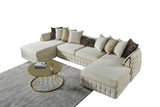 Alternate main view of Sicilya Off White Sectional sofa