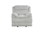 Detail of thick stripe fabric upholstery