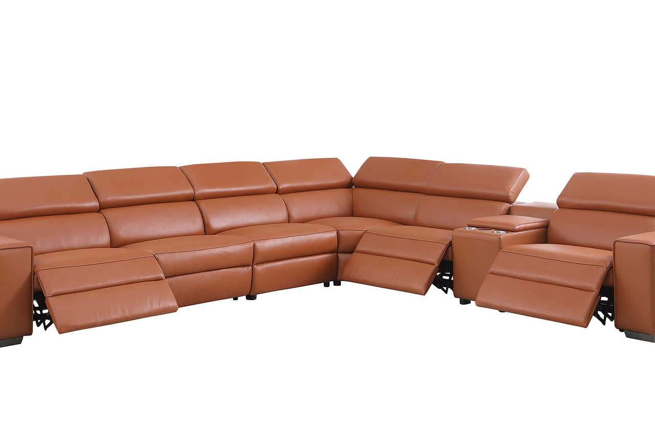 Picasso Carmel 7-Piece 3 Power Reclining Sectional