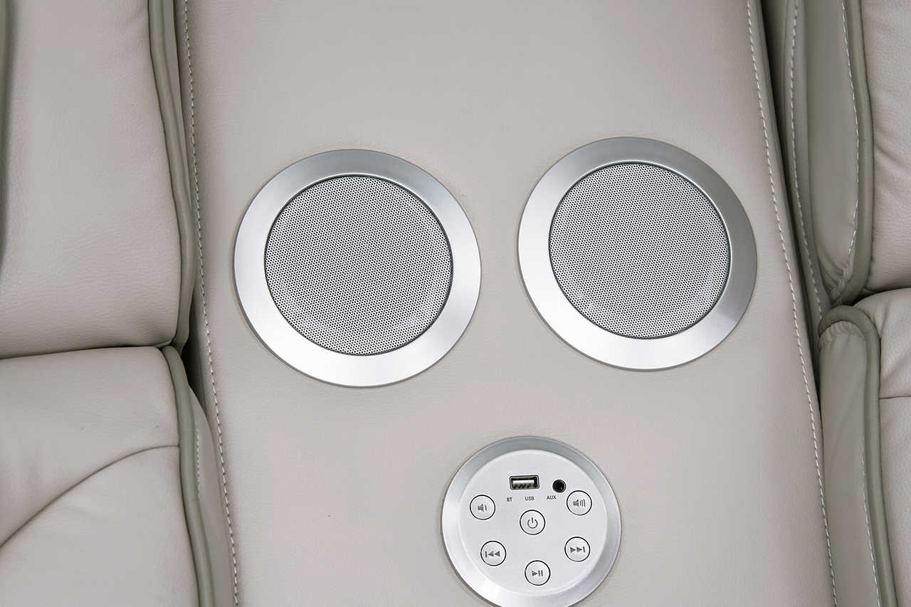 Reading light on power reclining sofa