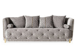 Elit Grey Chair angled back view