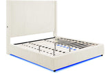 Belinda bed headboard with LED and charging ports