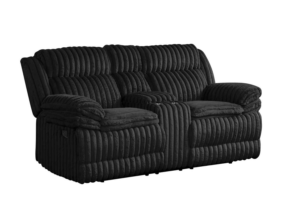 Living room setup with Mellow 3-piece reclining set
