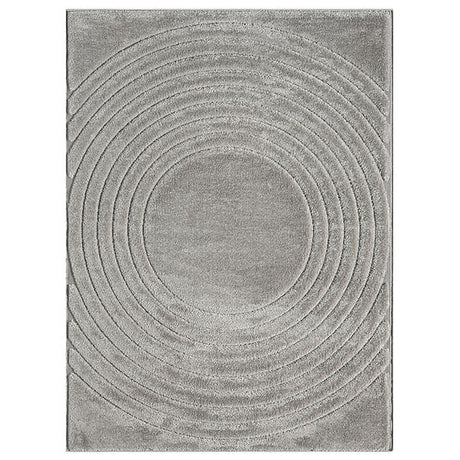 Skyler S626 Carbon area rug 5x7 front view